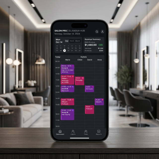 Master Agenda Dashboard Mockup